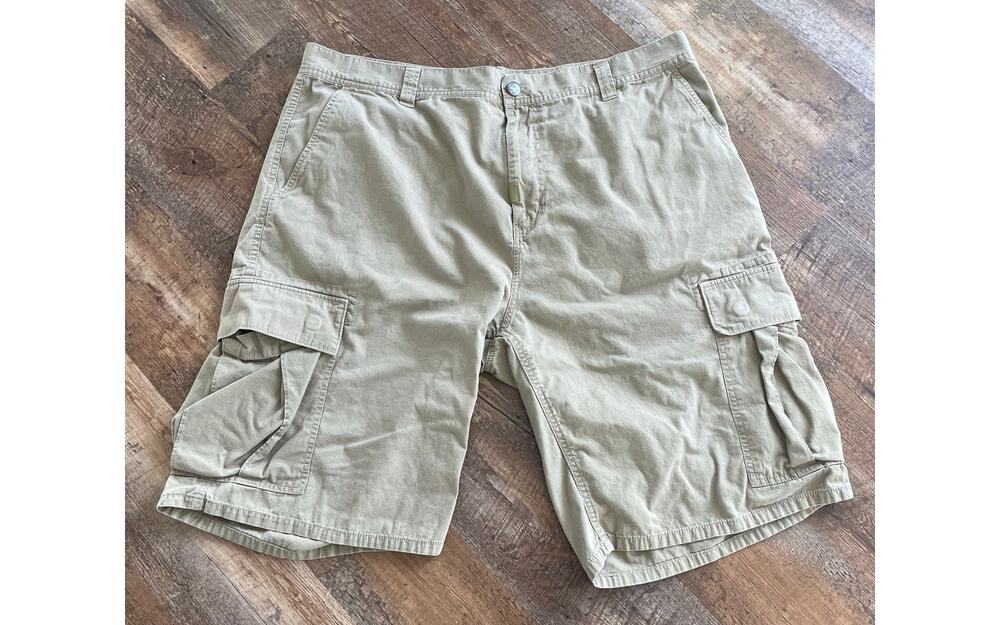 Lr Geans 100% Cotton men's khaki cargo shorts 42